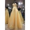 A-Line Beaded Long Prom Dress Formal Evening Dresses 601637