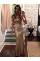 Mermaid Sequins Long Prom Dress Formal Evening Dresses 601651