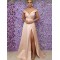 A-Line V-Neck Off-the-Shoulder Long Prom Dress Formal Evening Dresses 601660