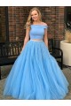A-Line Two Pieces Beaded Long Prom Dress Formal Evening Dresses 601667 A-Line Two Pieces Beaded Long Prom Dress Formal Evening Dresses 601667