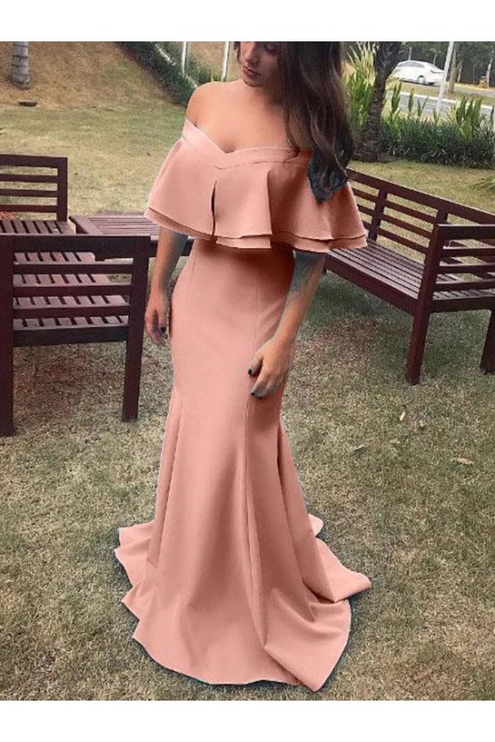 Mermaid Off-the-Shoulder Long Prom Dress Formal Evening Dresses 601670 Mermaid Off-the-Shoulder Long Prom Dress Formal Evening Dresses 601670