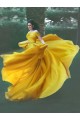 A-Line Beaded Off-the-Shoulder Long Prom Dress Formal Evening Dresses 601692