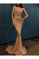 Mermaid Sequins V-Neck Long Prom Dress Formal Evening Dresses 601700 Mermaid Sequins V-Neck Long Prom Dress Formal Evening Dresses 601700