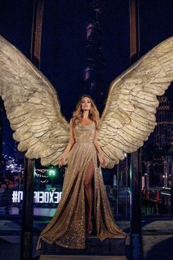 Mermaid Sequins Long Prom Dress Formal Evening Dresses 601701