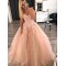 Ball Gown Sweetheart Lace Long Prom Dress Formal Evening Dresses 601704