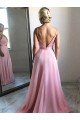 A-Line V-Neck Long Prom Dress Formal Evening Dresses 601727