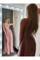 A-Line V-Neck Long Prom Dress Formal Evening Dresses 601729 A-Line V-Neck Long Prom Dress Formal Evening Dresses 601729