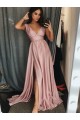 A-Line V-Neck Long Prom Dress Formal Evening Dresses 601729 A-Line V-Neck Long Prom Dress Formal Evening Dresses 601729