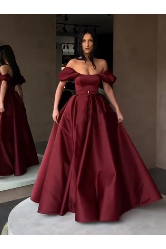 A-Line Off-the-Shoulder Long Prom Dress Formal Evening Dresses 601738 A-Line Off-the-Shoulder Long Prom Dress Formal Evening Dresses 601738