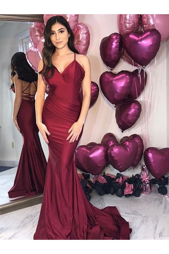 Mermaid V-Neck Long Prom Dress Formal Evening Dresses 601739 Mermaid V-Neck Long Prom Dress Formal Evening Dresses 601739