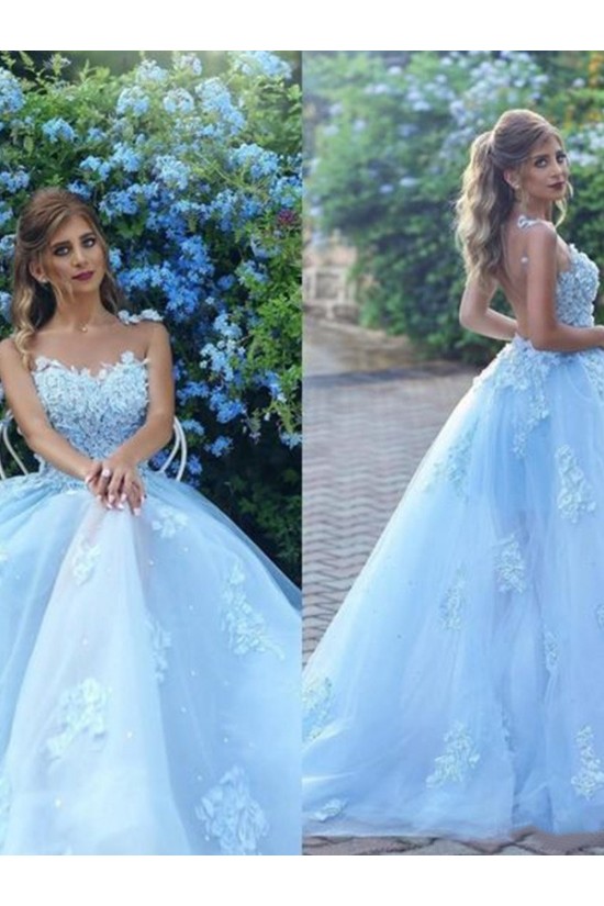Ball Gown Lace Long Prom Dress Formal Evening Dresses 601743 Ball Gown Lace Long Prom Dress Formal Evening Dresses 601743