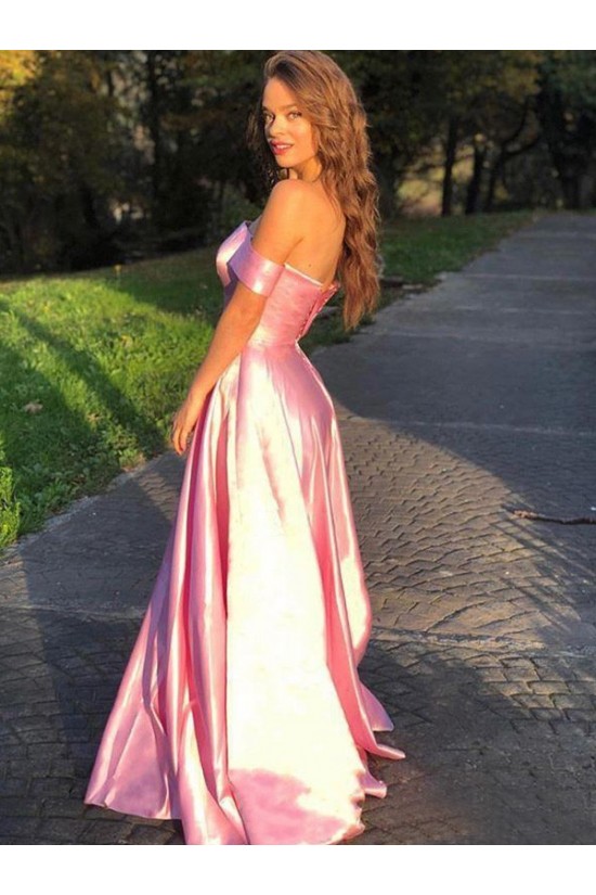 A-Line Off-the-Shoulder Long Prom Dress Formal Evening Dresses 601746 A-Line Off-the-Shoulder Long Prom Dress Formal Evening Dresses 601746