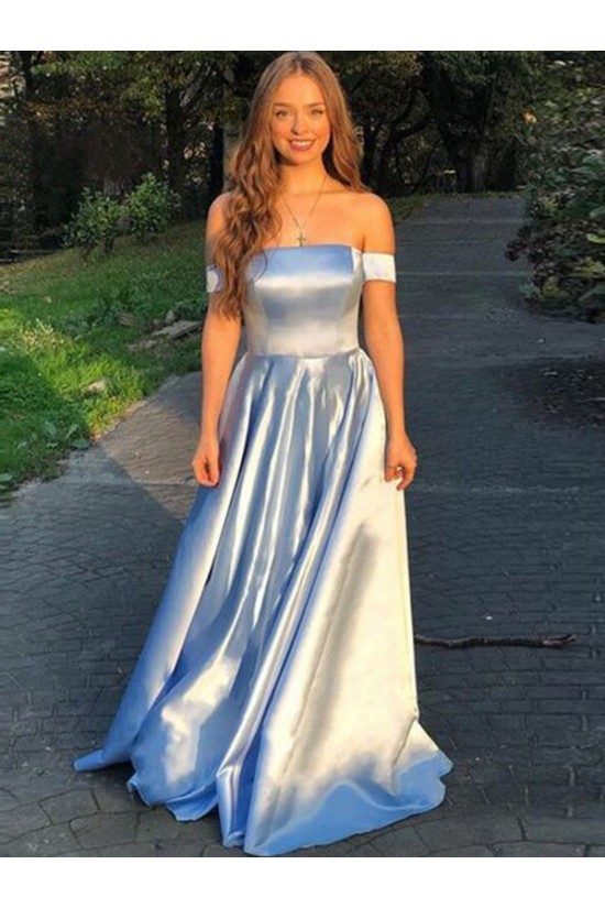 A-Line Off-the-Shoulder Long Prom Dress Formal Evening Dresses 601746 A-Line Off-the-Shoulder Long Prom Dress Formal Evening Dresses 601746