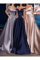 A-Line Off-the-Shoulder Beaded Long Prom Dress Formal Evening Dresses 601747 A-Line Off-the-Shoulder Beaded Long Prom Dress Formal Evening Dresses 601747