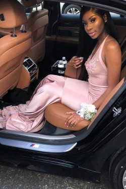 Mermaid V-Neck Long Prom Dress Formal Evening Dresses 601762