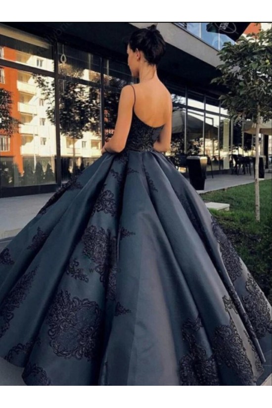 Ball Gown Lace Long Prom Dress Formal Evening Dresses 601785