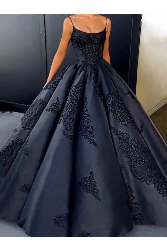 Ball Gown Lace Long Prom Dress Formal Evening Dresses 601785