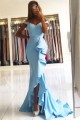 Mermaid Off-the-Shoulder Long Prom Dress Formal Evening Dresses 601786