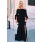 Mermaid Off-the-Shoulder Long Black Prom Dress Formal Evening Dresses 601794
