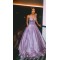 A-Line V-Neck Sparkle Long Prom Dress Formal Evening Dresses 601799