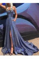 A-Line Sparkle Long Prom Dress Formal Evening Dresses 601801