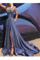 A-Line Sparkle Long Prom Dress Formal Evening Dresses 601801