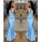 Mermaid V-Neck Long Prom Dress Formal Evening Dresses 601805
