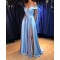 A-Line Off-the-Shoulder Long Prom Dress Formal Evening Dresses 601808