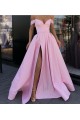 A-Line Off-the-Shoulder Long Prom Dress Formal Evening Dresses 601810