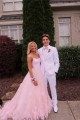 A-Line Long Pink Prom Dress Formal Evening Dresses 601812