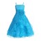A-Line Spaghetti Strap Beaded Flower Girl Dresses F010001
