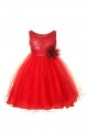 Sequins and Tulle Flower Girl Dresses F010006