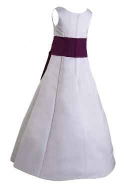 A-Line Beaded Flower Girl Dresses F010008