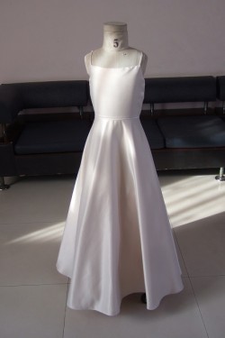 A-Line Spaghetti Strap Flower Girl Dresses F010015