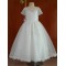 A-Line Beaded Short Sleeve Flower Girl Dresses F010022