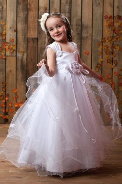 Beautiful Straps Sleeveless Flower Girl Dresses 2050001