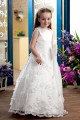 A-Line Floor-Length Lace Flower Girl Dresses 2050005