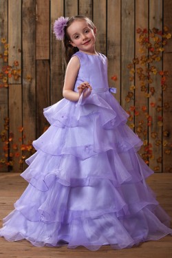 Ball Gown Floor Length Beaded Flower Girl Dresses 2050014