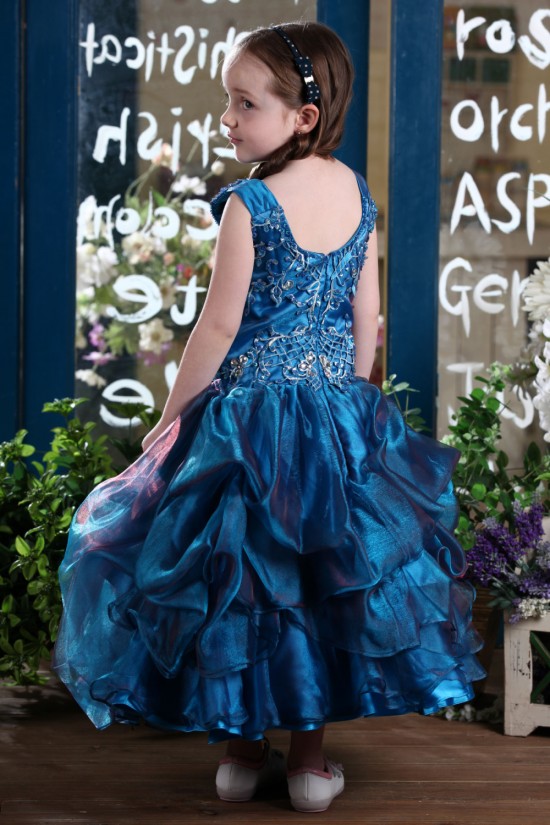 Ball Gown V-Neck Flower Girl Dresses 2050019