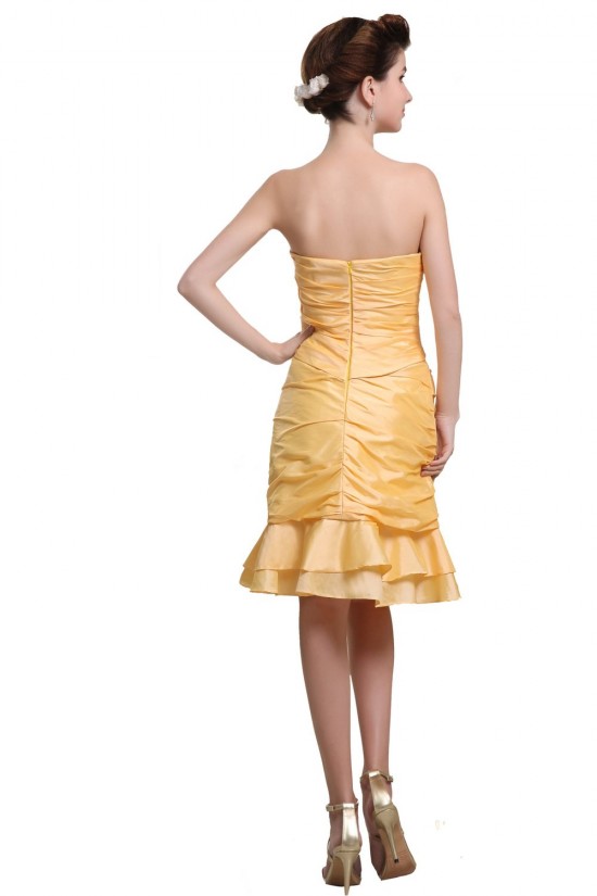 Short Sweetheart Knee-Length Mother of the Bride Dresses with A Jacket M010001