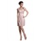 Short Spaghetti Strap Mother of the Bride Dresses with A Jacket M010009