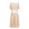 Short Sleeve Lace Knee-Length Mother of the Bride Dresses M010011