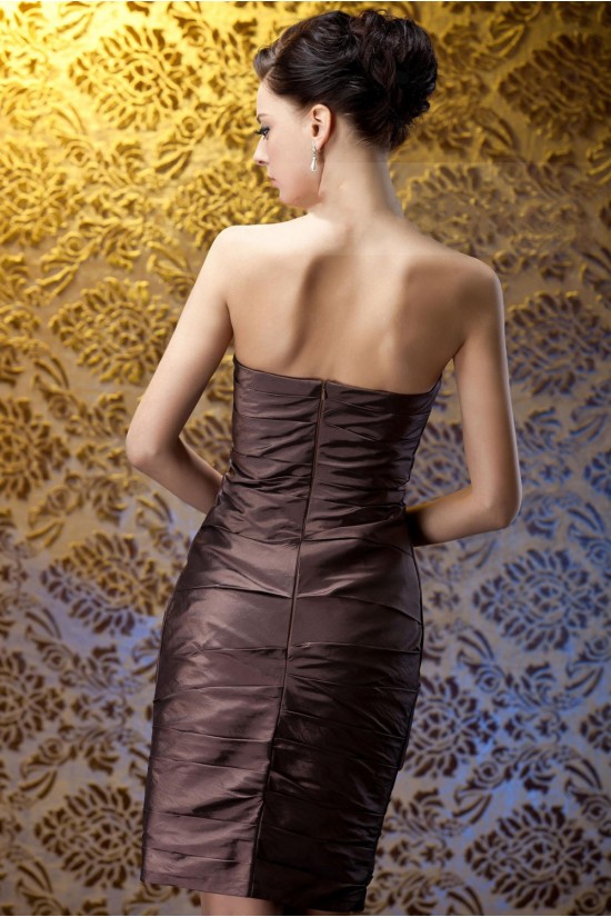 Sheath Short Strapless Mother of the Bride Dresses with A Jacket M010017 Sheath Short Strapless Mother of the Bride Dresses with A Jacket M010017