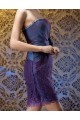 Sheath Short Strapless Lace and Taffeta Mother of the Bride Dresses with A Jacket M010018
