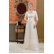 A-Line Strapless Beaded Long Mother of the Bride Dresses with A Jacket M010020