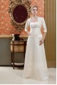 A-Line Strapless Beaded Long Mother of the Bride Dresses with A Jacket M010020