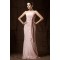 Sheath One-Shoulder Beaded Chiffon and Lace Mother of the Bride Dresses M010024