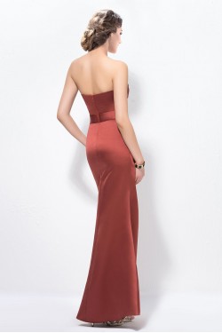 Long Satin Sweetheart Mother of the Bride Dresses M010037