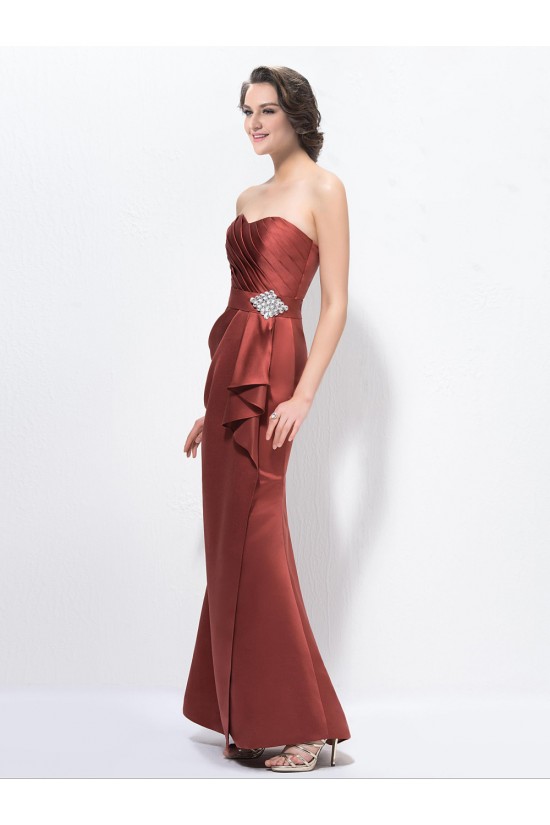 Long Satin Sweetheart Mother of the Bride Dresses M010037