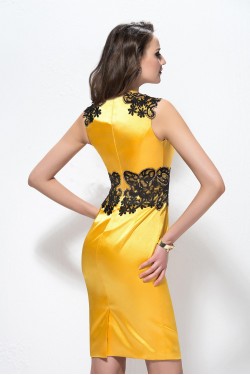 Sheath Beaded Short Mother of the Bride Dresses M010040